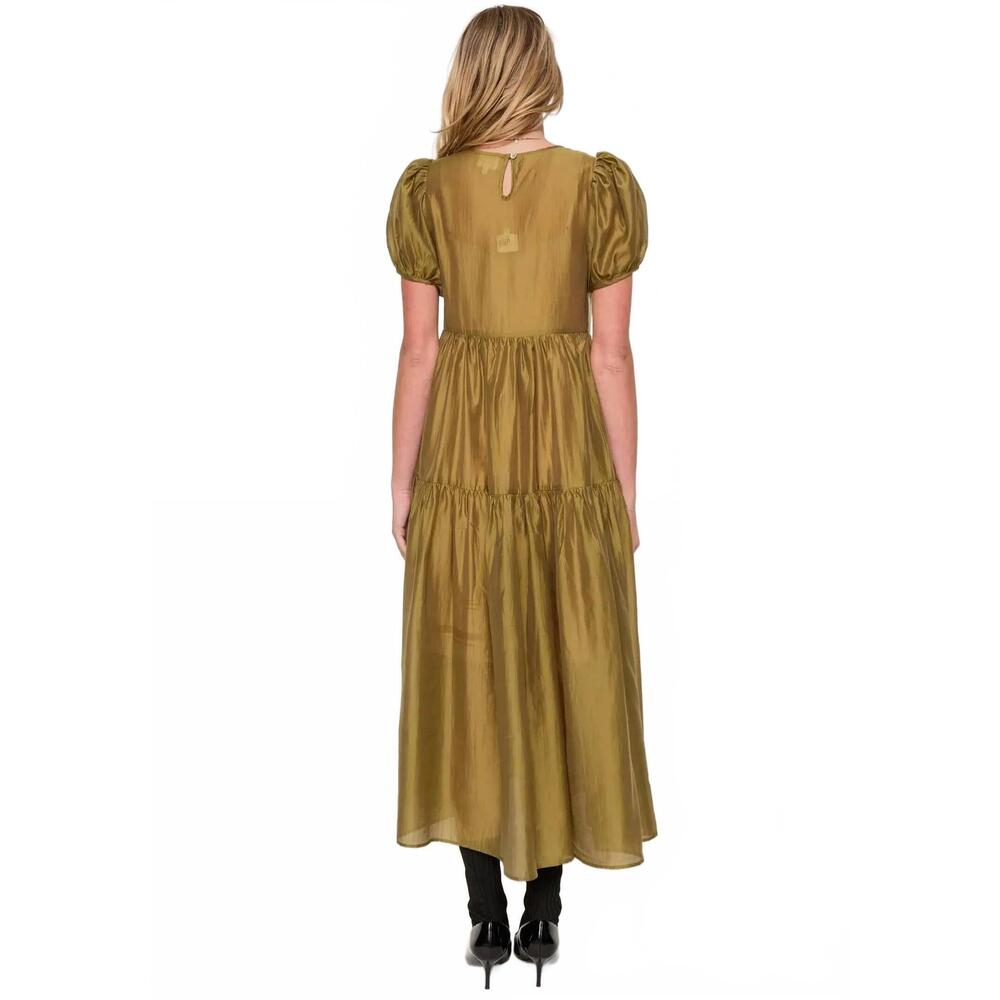 NEW DRA LOS ANGELES aria maxi dress in chartreuse - Picture 2 of 3